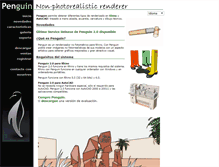 Tablet Screenshot of es.penguin3d.com